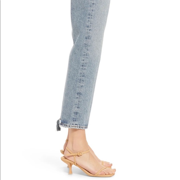 AGOLDE LANA ANKLE STRAIGHT LEG JEANS SZ 29 Z329-13 - Picture 4 of 5